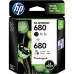 HP 680 Combo (1Black+1Colour)