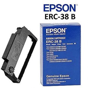 10 Pack of  ERC-38B Genuine EPSON Printer Ribbon Cartridges  BLACK  C43SO15374 